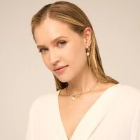 Brinco Argola Lille Argola com Pingente Trevo