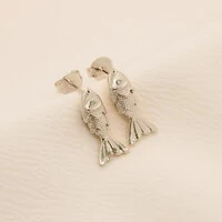 Brinco Parral Peixe Escamado Pino