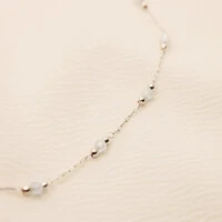Colar Essenza Cristal Bolinha Trabalhada