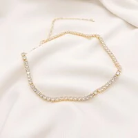 Choker Doha Riviera de Zircônia Quadrada Cristal