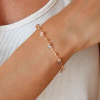 Pulseira Hana Cascalho com Esfera