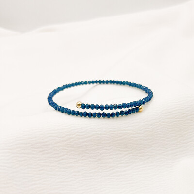 Foto Pulseira Búzios Rígida Cristais Coloridos