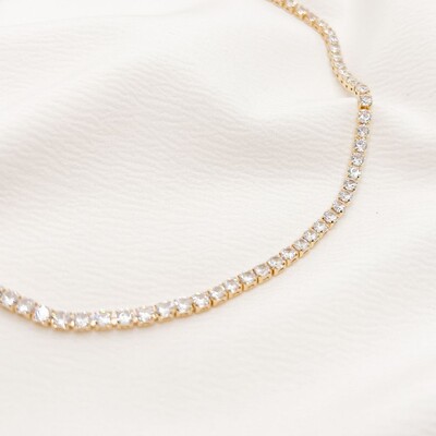 FotoChoker Sorocaba Riviera de Zircônia Cristal