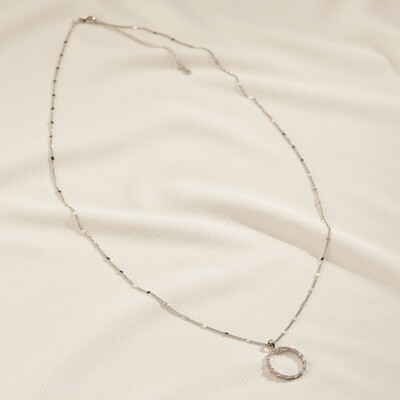 Foto Colar Atenas Pingente Aro Zircônia Cristal