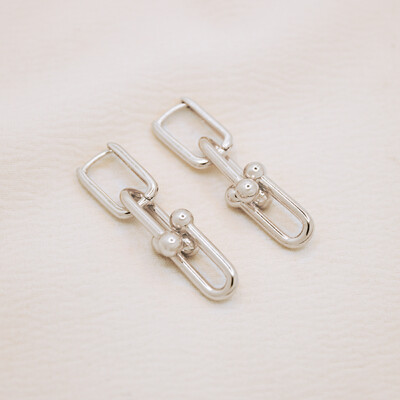 Foto Brinco Pure Argola Retangular Elos