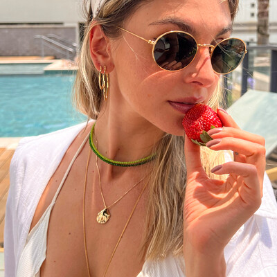 FotoChoker Búzios Cristais Coloridos