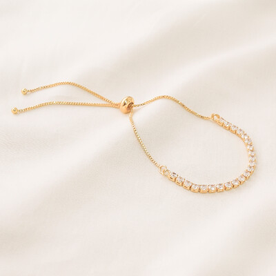 Foto Pulseira Austin Gravata Zircônia Cristal