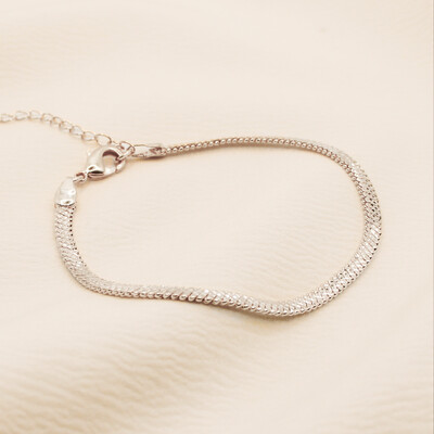 Foto Pulseira Dumont Corrente Herringbone 3mm