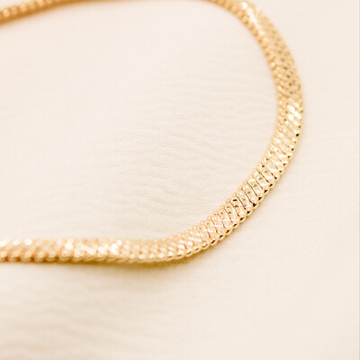 FotoPulseira Dumont Corrente Herringbone 3mm