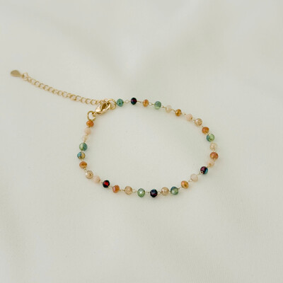 Foto Pulseira Lima Purple com Cristais Coloridos