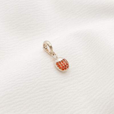 Foto Pingente Joaninha Cravejado Zircônia