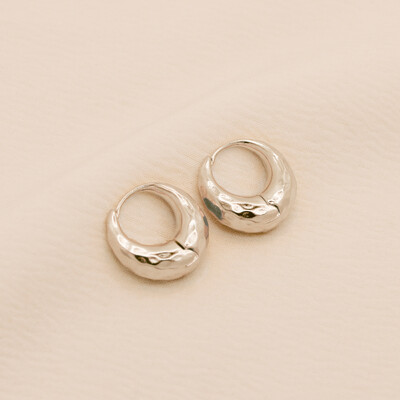 Foto Brinco Matsudo Argola Robusta Textura Orgânica