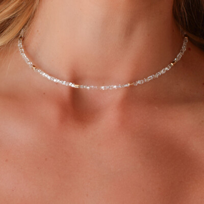 Foto Choker Ibiza Cristais Jablonex com Quadradinhos