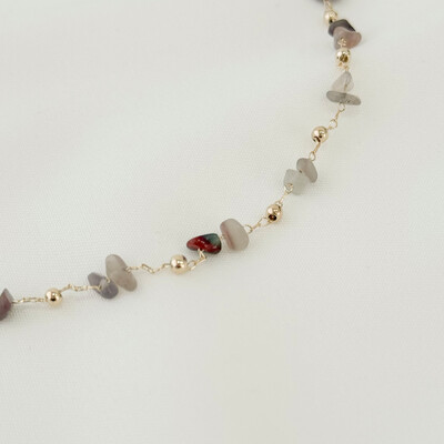 Foto Pulseira Hana Cascalho com Esfera