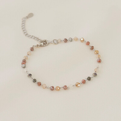 Foto Pulseira Lima Silver Cristais Coloridos
