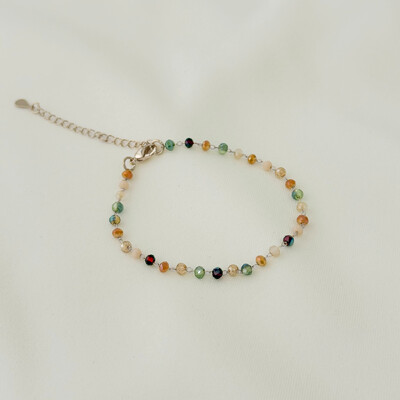 Foto Pulseira Lima Purple com Cristais Coloridos