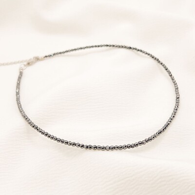Foto Choker Auckland Hematita Natural