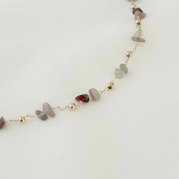 Choker Hana Cascalho com Esfera