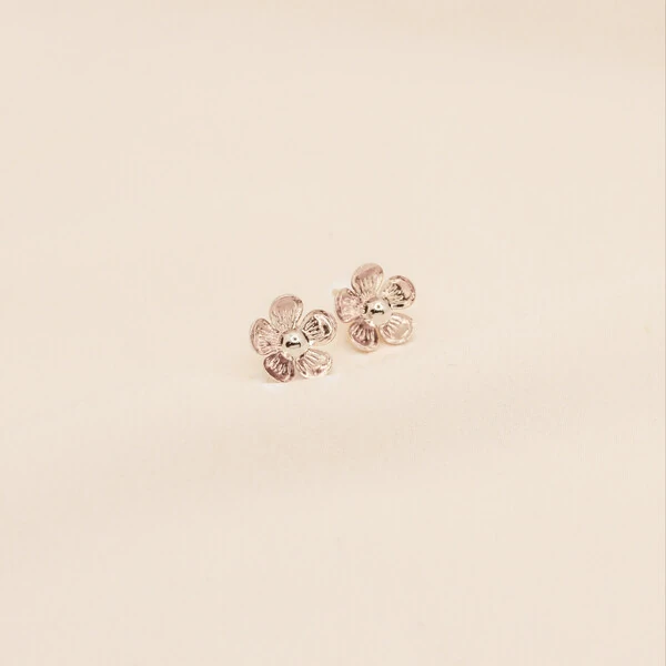 Brinco Anahy Flor Metal