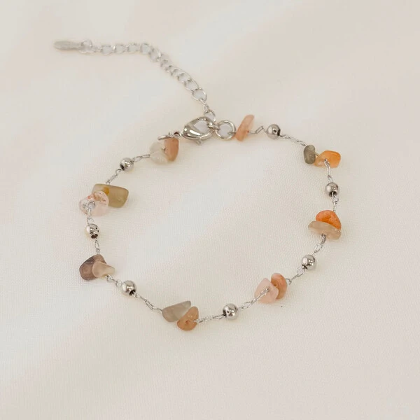 Pulseira Hana Cascalho com Esfera