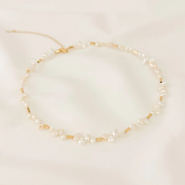 Choker Blakes Mini Pérolas Barrocas