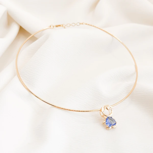 Choker Menino / Menina Banho Ouro 18K