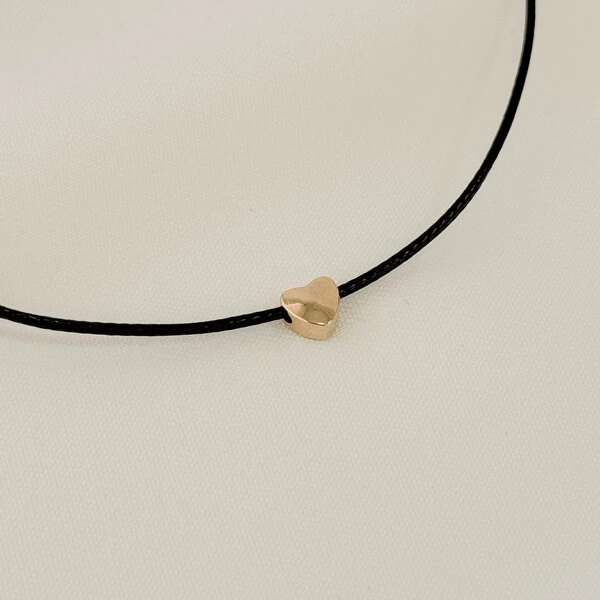 Choker Laguna Fio Coreano com Coração