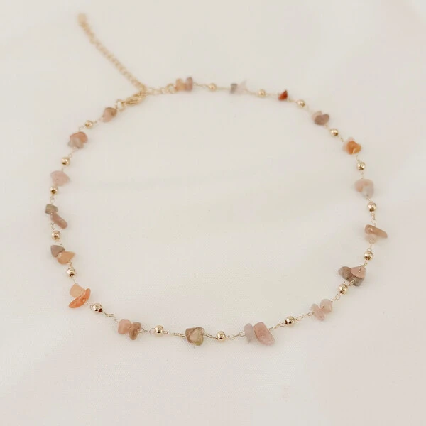 Choker Hana Cascalho com Esfera