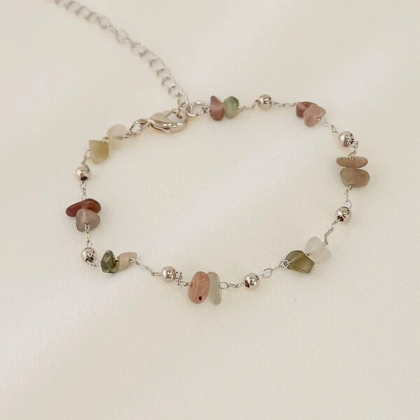 Pulseira Hana Cascalho com Esfera