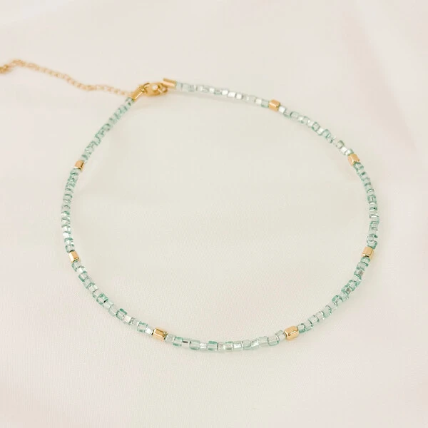 Choker Ibiza Cristais Jablonex com Quadradinhos