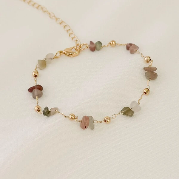 Pulseira Hana Cascalho com Esfera