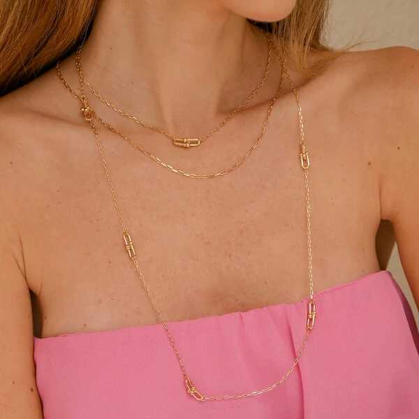 Colar Isla Longo Corrente Mini Elos Cartier