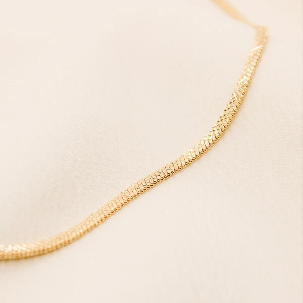 Choker Dumont Corrente Herringbone 2mm