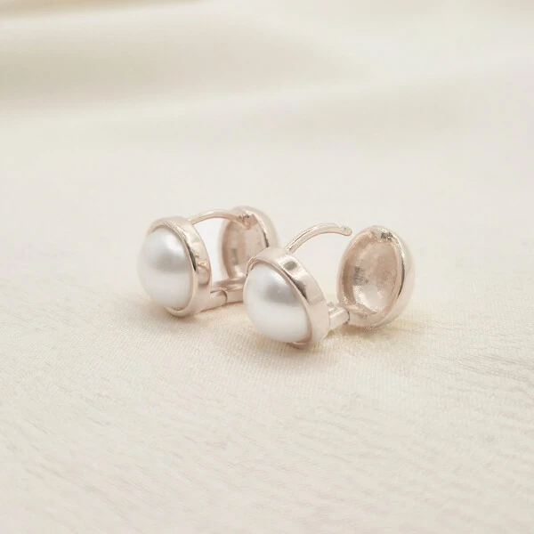 Brinco Belize Meia Pérola