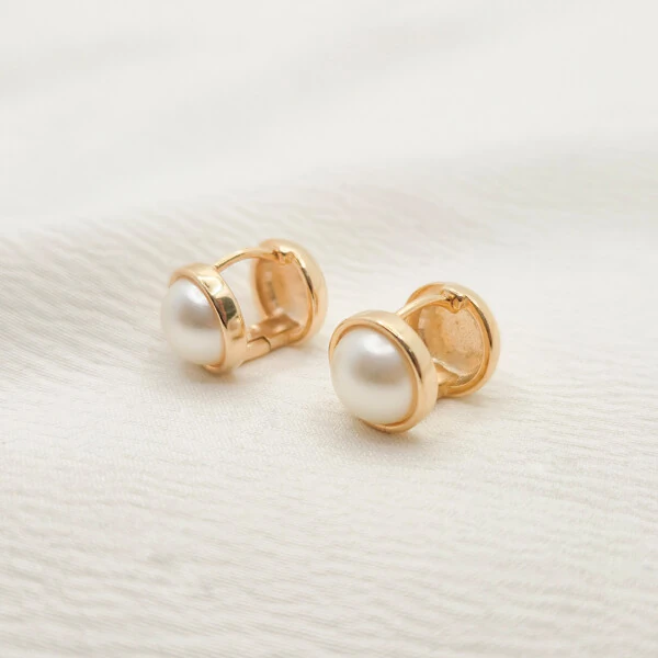 Brinco Belize Meia Pérola