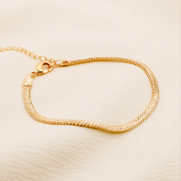 Pulseira Dumont Corrente Herringbone 3mm