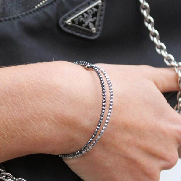 Pulseira Auckland Hematita Natural