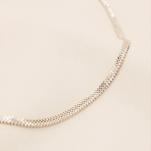 Choker Dumont Corrente Herringbone 3mm