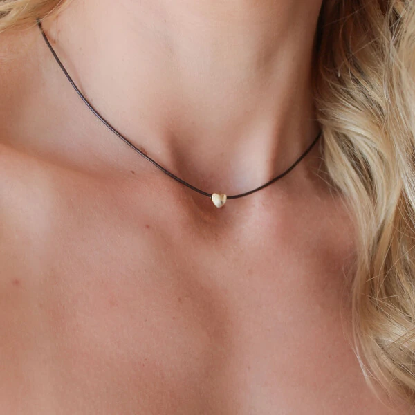 Choker Laguna Fio Coreano com Coração