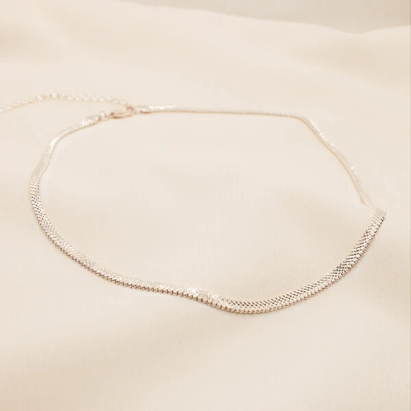 Choker Dumont Corrente Herringbone 3mm