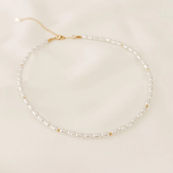 Choker Harris Pérola de Água Doce Sintético