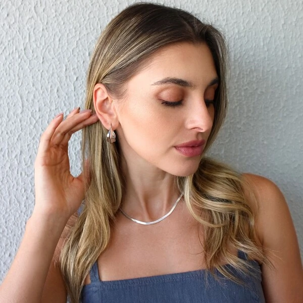 Choker Las Vegas 3mm Prata