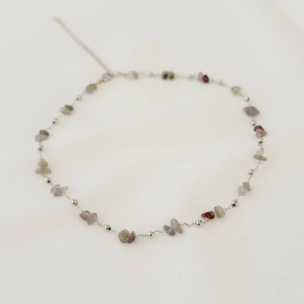 Choker Hana Cascalho com Esfera