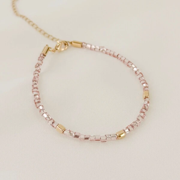 Pulseira Ibiza Cristais Jablonex com Quadradinhos