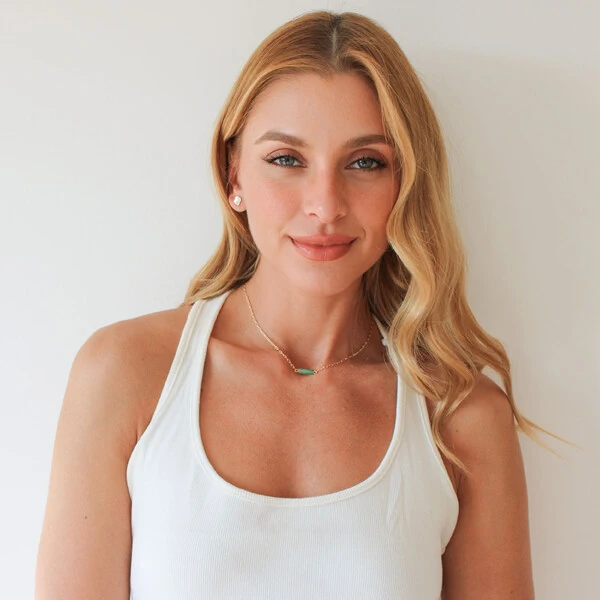 Choker Kailua Mini Elo Cartier com Tubo de Pedra Natural
