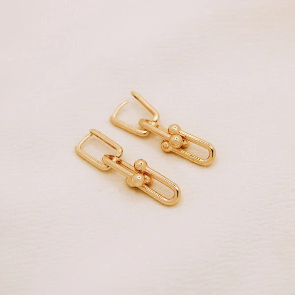 Brinco Pure Argola Retangular Elos