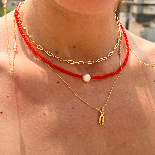 Choker Cananéia Cristal com Pérola Água Doce