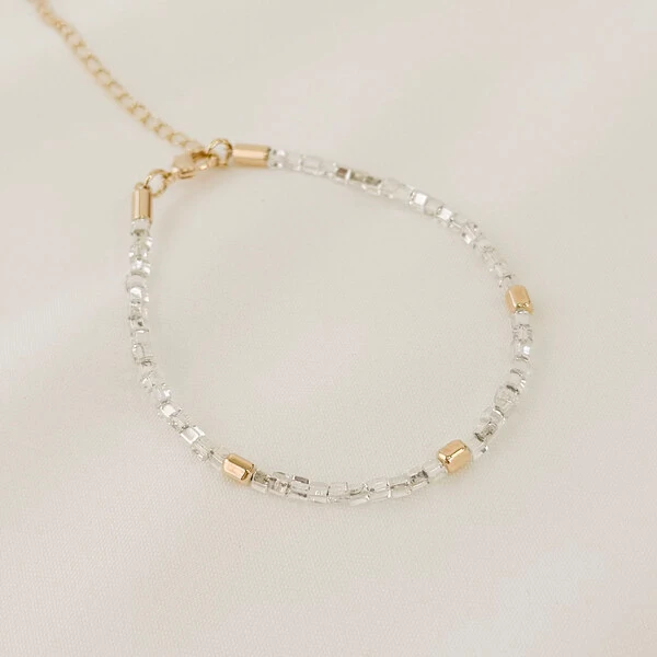 Pulseira Ibiza Cristais Jablonex com Quadradinhos