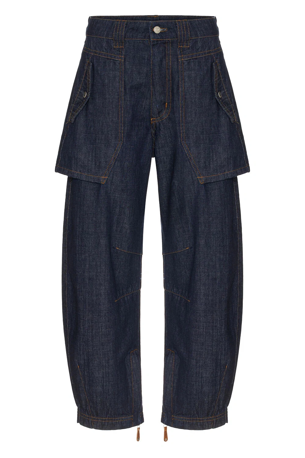 Foto Calça Curve Overlap Raw Denim