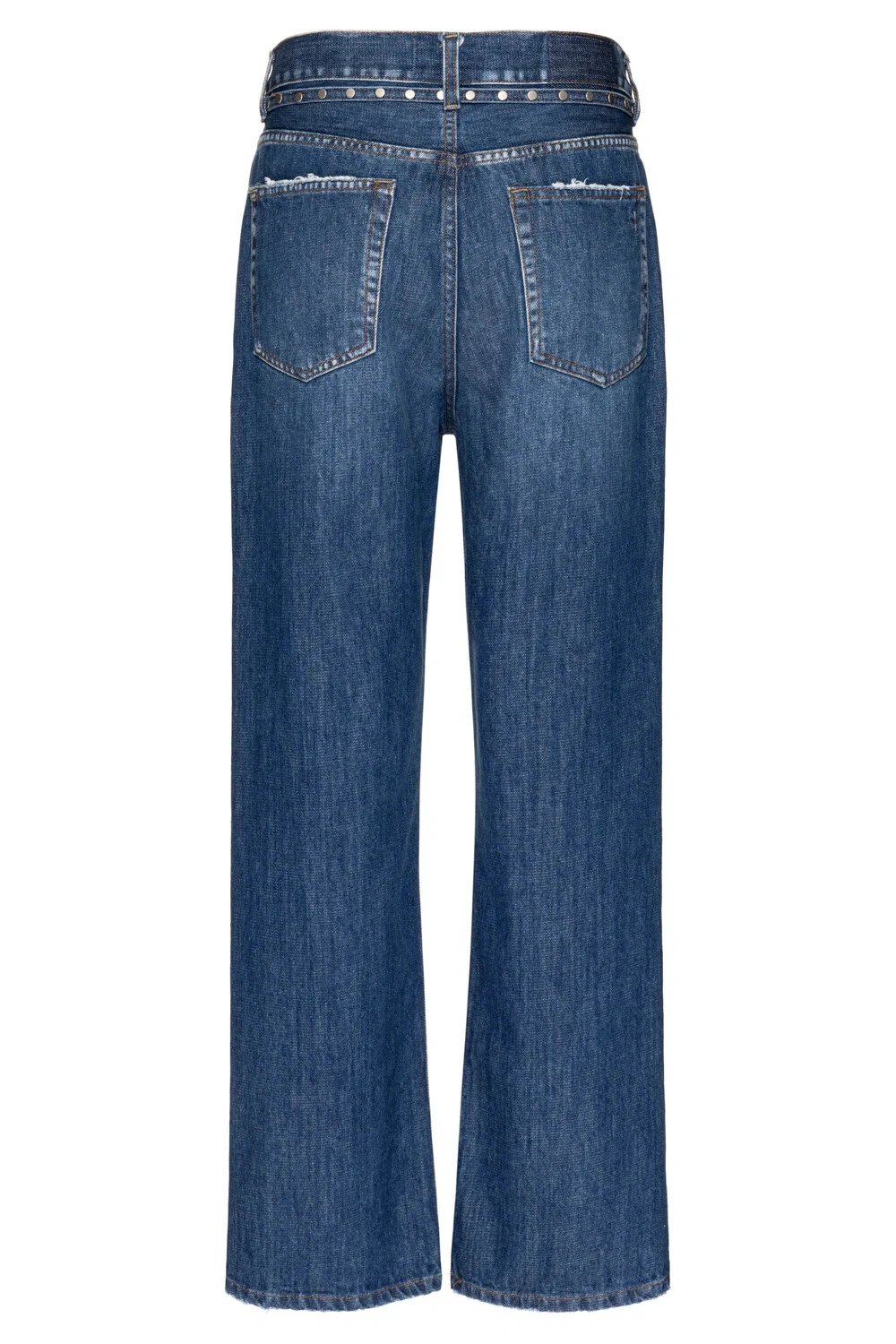Foto Calça Loose Jeans Escuro Denim